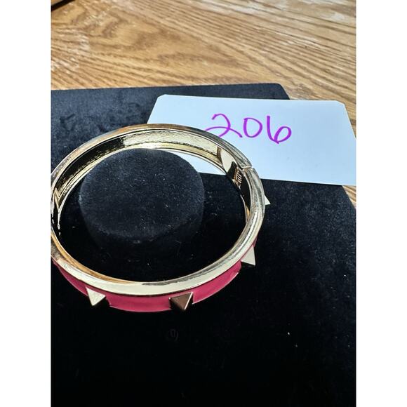 Sequin Nordstrom Multicolor Gold Tone Statement Enamel Bangle Bracelet # 206 - Picture 3 of 3